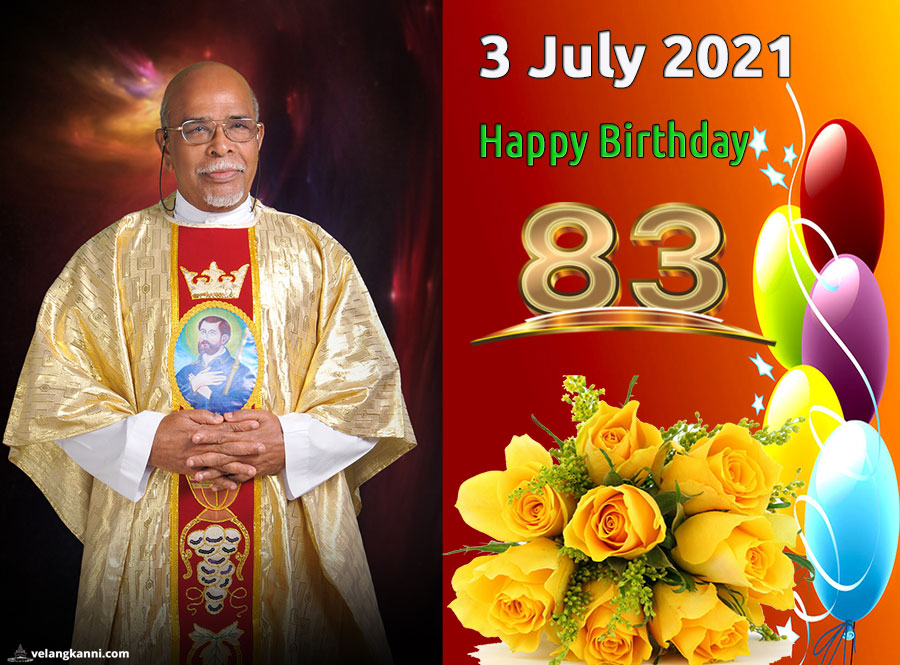 Happy 83th Birthday to Father James Bharataputra SJ